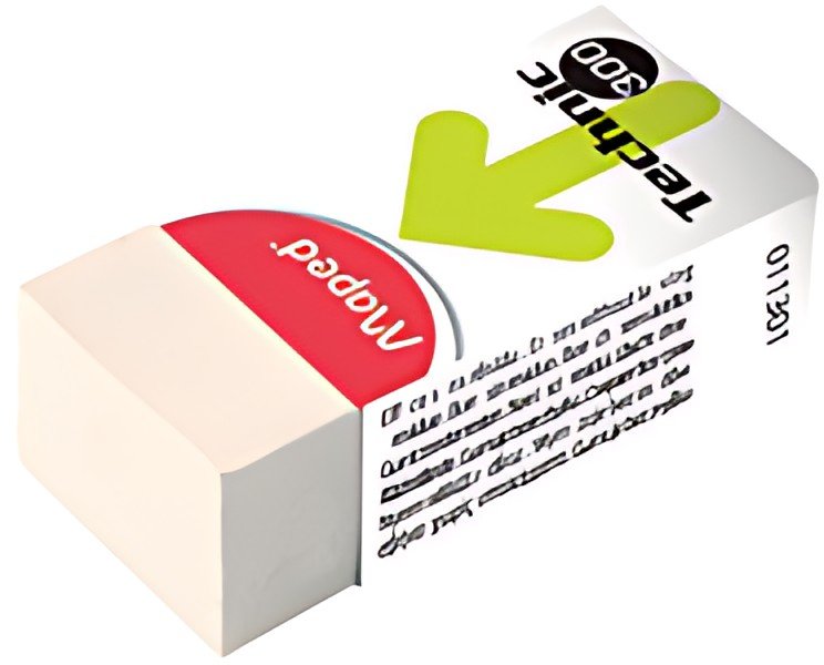 Maped Gomme en plastique Technic 300, avec fourreau carton