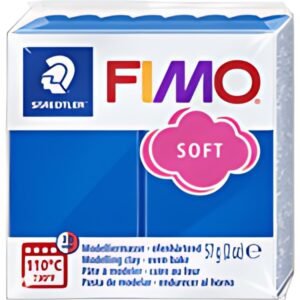 FIMO Pâte à modeler SOFT, à cuire, 57 g, bleu pacifique