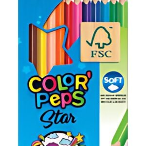 Maped Crayon de couleur COLOR'PEPS Star, étui carton de 12