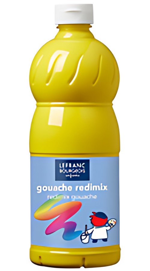 LEFRANC BOURGEOIS Gouache liquide 1.000 ml, jaune primaire
