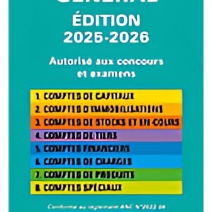 EXACOMPTA Plan comptable général pédagogique, 175 x 90 mm