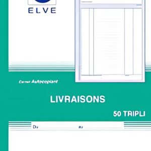 ELVE Manifold "Livraisons", 140 x 210 mm, tripli