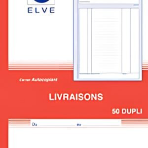 ELVE Manifold "Livraisons", 140 x 210 mm, dupli