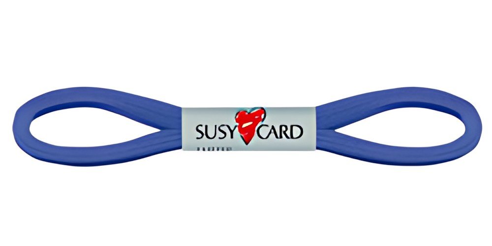 SUSY CARD Ruban cadeau "Easy", 6 mm x 3 m, bleu royal