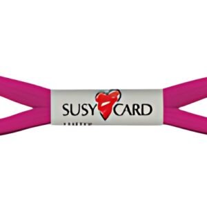 SUSY CARD Ruban cadeau "Easy", 6 mm x 3 m, fuchsia