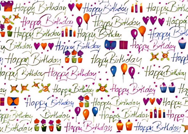 SUSY CARD Papier cadeau "Congratulations", sur rouleau