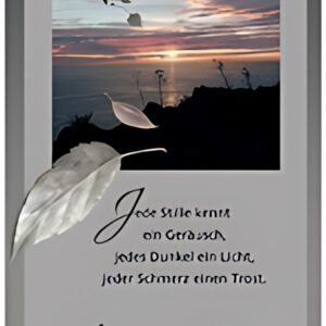 SUSY CARD Trauerkarte "Sonnenuntergang"