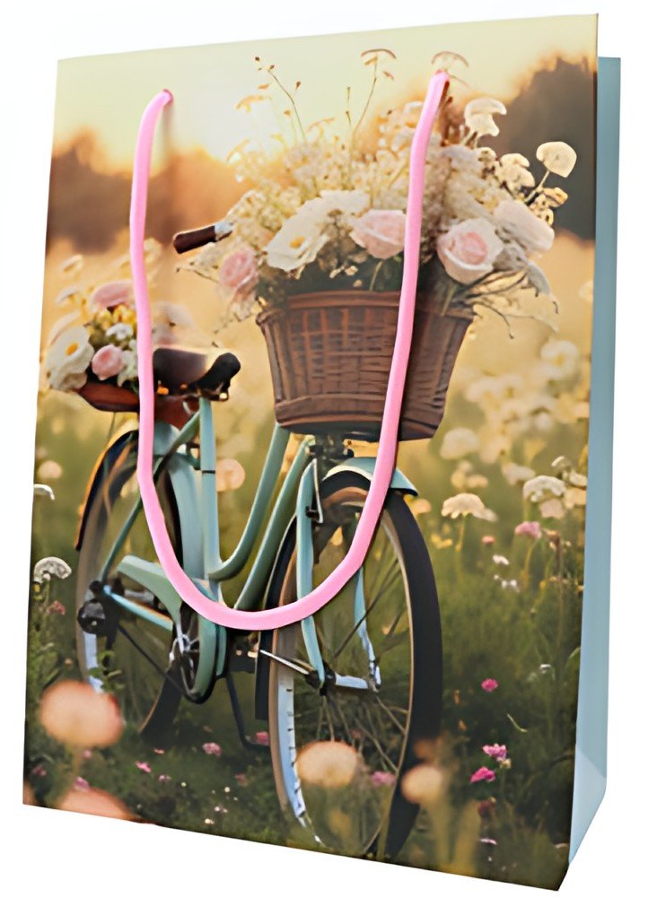 SUSY CARD Sac cadeau "Bicycle"