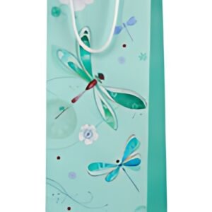 SUSY CARD Sac cadeau pour bouteille "Dragonfly", 1 bouteille