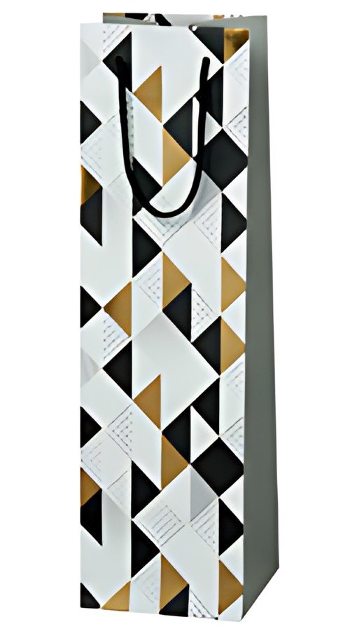 SUSY CARD Sac cadeau pour bouteille "Accents", 1 bouteille