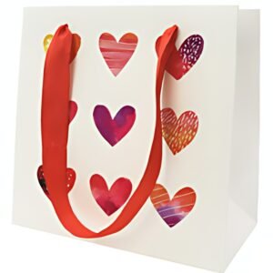SUSY CARD Sac cadeau "Coeurs"