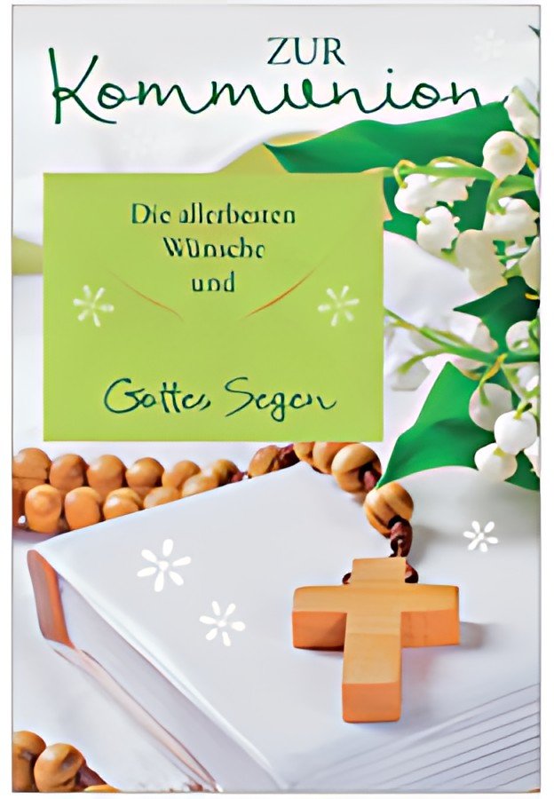 SUSY CARD Geldschein-Kommunionskarte "Kreuzkette"
