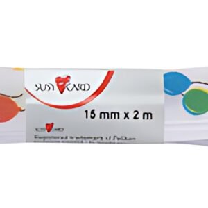SUSY CARD Ruban cadeau "Ballons", 15 mm x 2 m