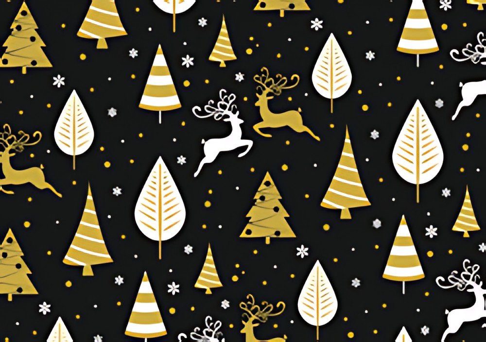 SUSY CARD Papier cadeau de Noël "Xmas night"