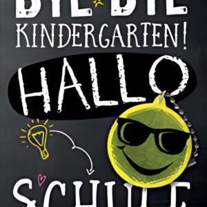 Carte de voeux de rentrée CACTUS "Bye Bye Kindergarten"