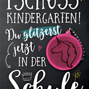 CACTUS Schulanfangs-Grußkarte "Tschüss Kindergarten"
