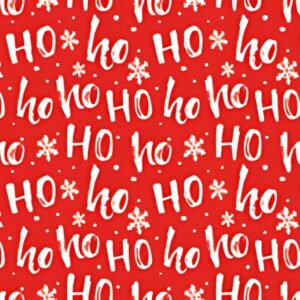 SUSY CARD Papier cadeau de Noël "Ho Ho Ho"