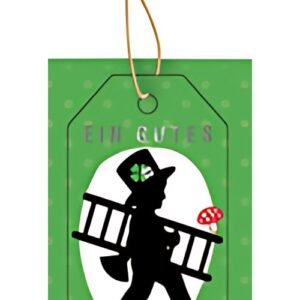 Étiquette cadeau du Nouvel An CACTUS "Ramoneur"