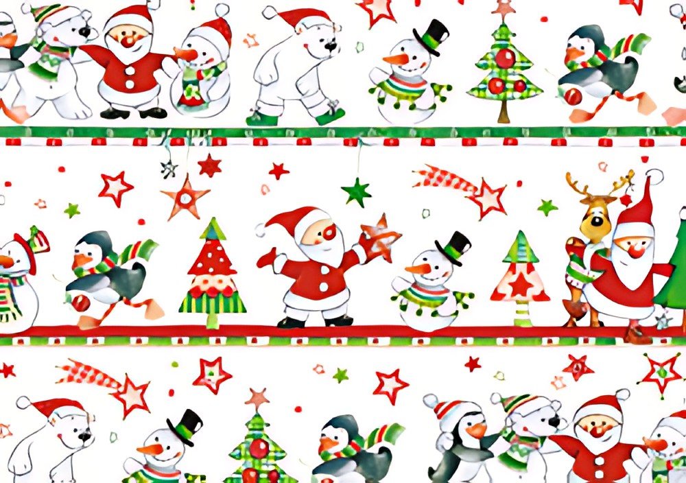 SUSY CARD Papier cadeau de Noël "Xmas kids"