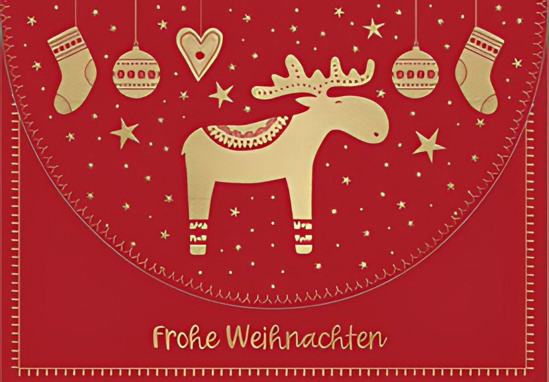 Carte de Noël chèque cadeau CACTUS « Orignal »