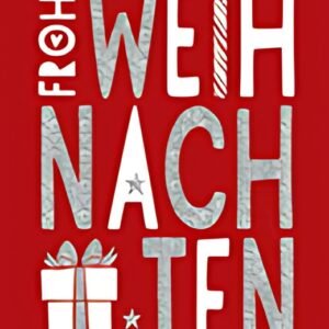 Mini carte de Noël CACTUS "Joyeux Noël", avec mica