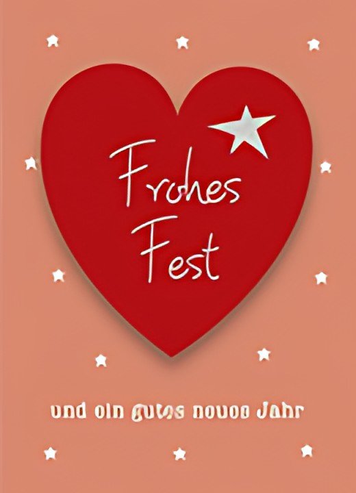 Mini carte de Noël CACTUS "Coeur"