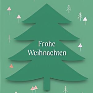 Mini carte de Noël CACTUS « Sapin de Noël »