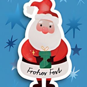 Mini carte de Noël CACTUS "Père Noël"
