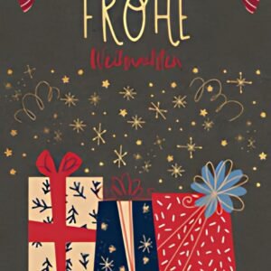 Carte de Noël CACTUS « Cadeaux »