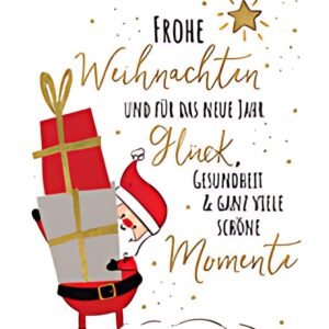 Carte de Noël CACTUS "Cadeaux Père Noël"