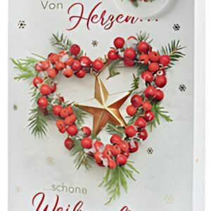 Sac cadeau de Noël CACTUS "Cœur", grand