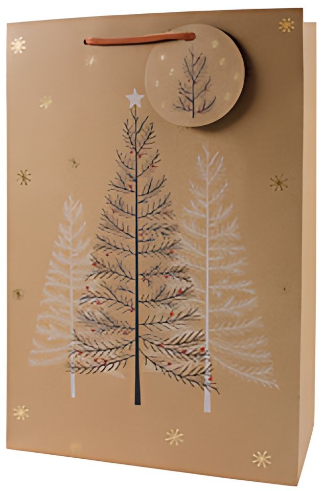CACTUS Sac cadeau de Noël "Sapin", grand