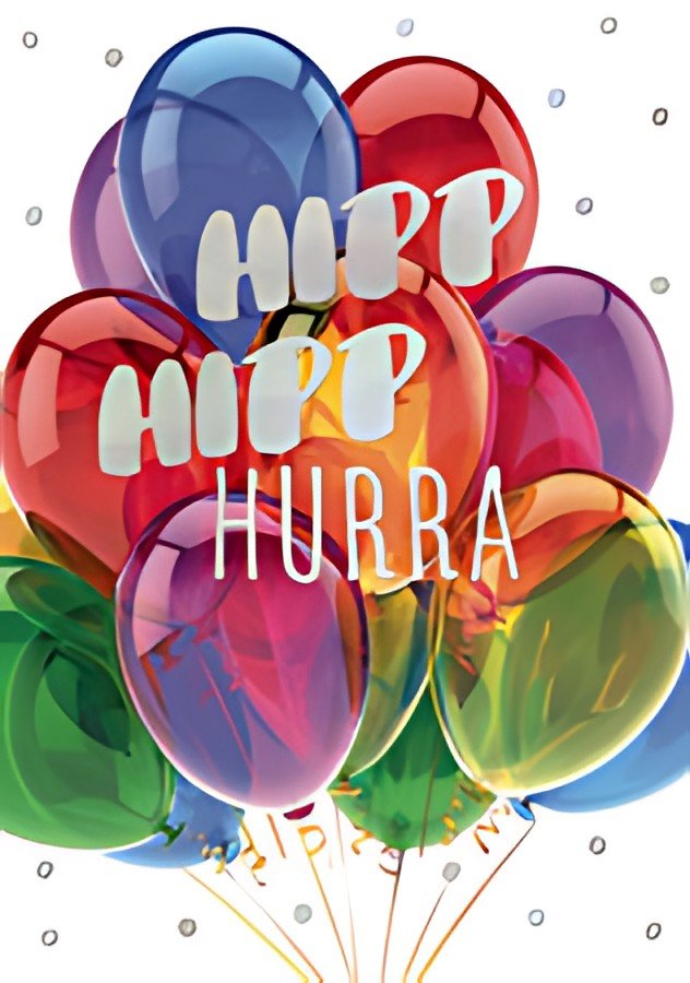 Carte d'anniversaire CACTUS « Hipp Hipp Hourra »