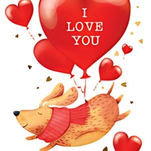 CACTUS Carte de voeux "I love you"