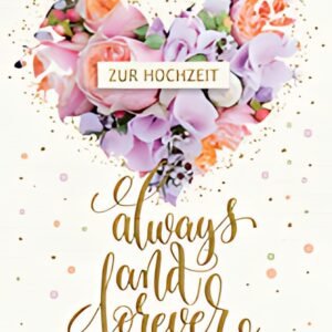 CACTUS Hochzeitskarte "Always and forever"
