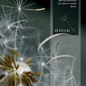 Carte de deuil CACTUS « Traces de pissenlit »
