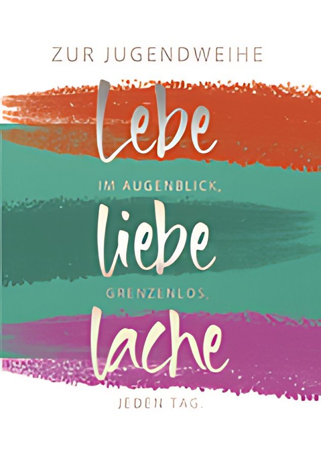 CACTUS Jugendweihekarte "Spruch"