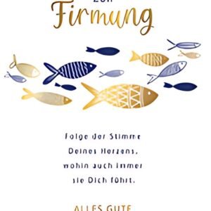 CACTUS Firmungskarte "Fische"