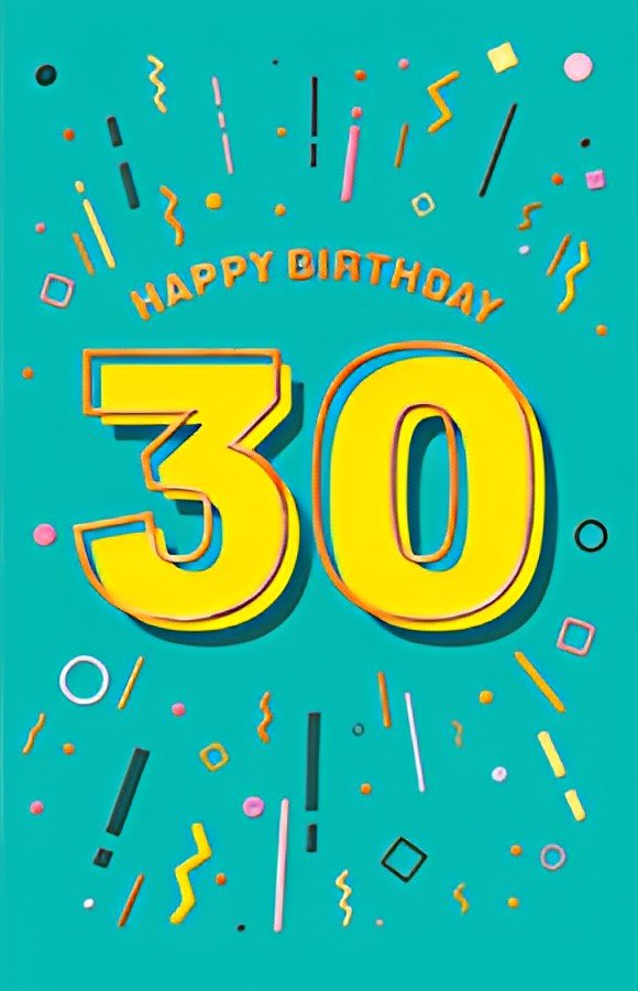 Carte d'anniversaire SUSY CARD "Chiffres" - 70ème anniversaire