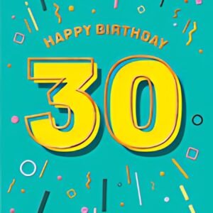 Carte d'anniversaire SUSY CARD "Chiffres" - 80ème anniversaire