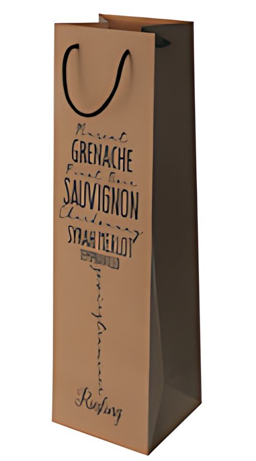 SUSY CARD Sac cadeau pour bouteille "Wine glass"