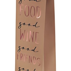 SUSY CARD Sac cadeau pour bouteille "Good Wine"