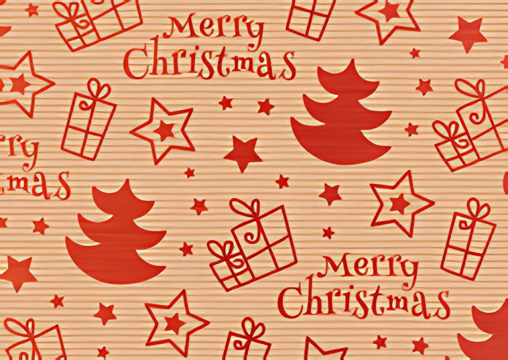 SUSY CARD Papier cadeau de Noël "Xmas Elements"