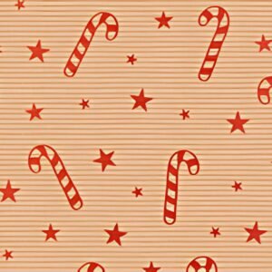 SUSY CARD Papier cadeau de Noël "Sucre d'orge Xmas"