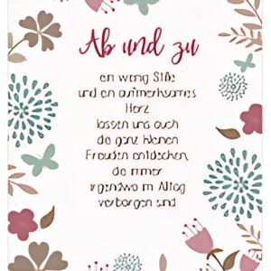 Paroles de la carte d’anniversaire SUSY CARD « De temps en temps »