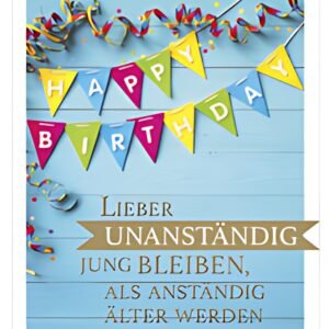 SUSY CARD Carte d'anniversaire instantanée « Pinwheel »