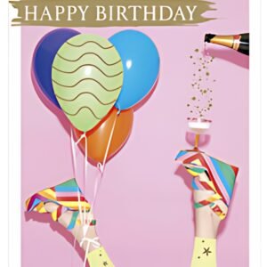 SUSY CARD Carte d'anniversaire instantanée « Ballons »