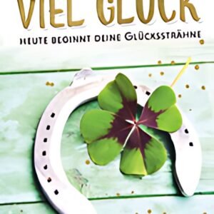 SUSY CARD Geburtstagskarte "Kleeblatt"