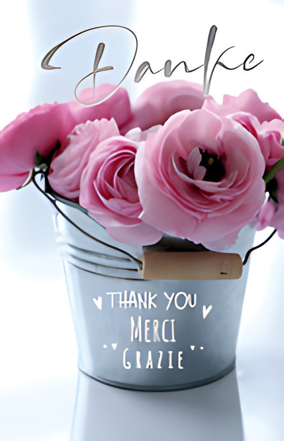 SUSY CARD Grußkarte "Danke"