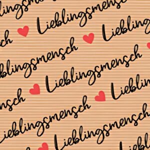 SUSY CARD Geschenkpapier "Lieblingsmensch", auf Rolle